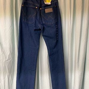 Wrangler Men's Navy Straight-Leg Jeans